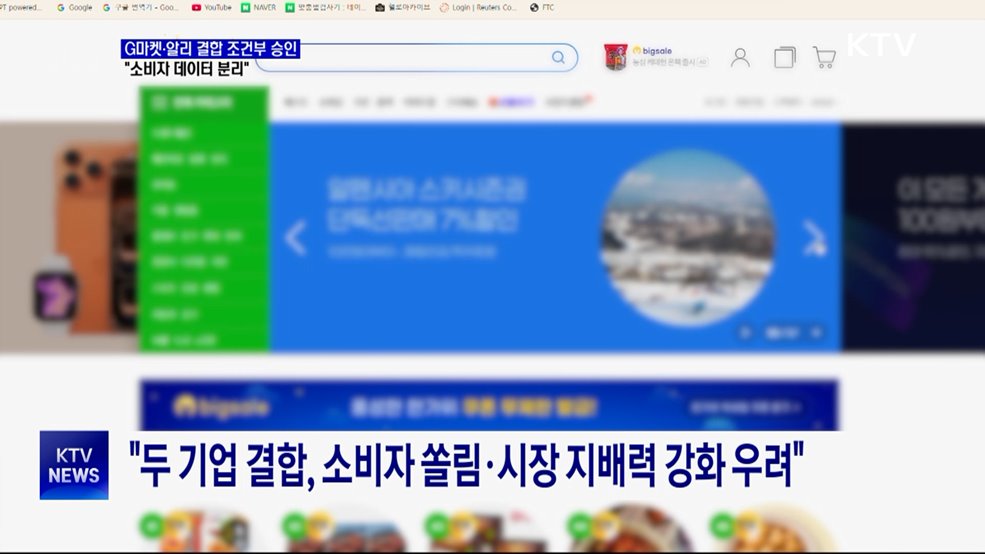 G마켓·알리 기업결합 조건부 승인···"소비자 데이터 분리"