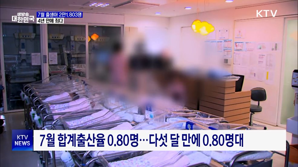 7월 출생아 4년 만에 최다···"30대 여성 인구↑·인식 변화"