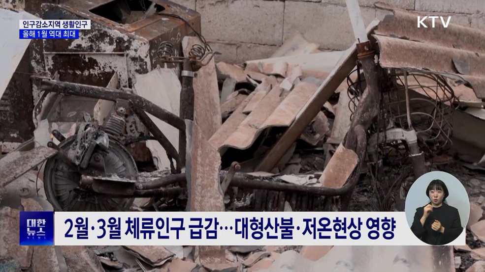 1월 인구감소지역 '생활인구' 역대 최대···평균 체류 3.5일