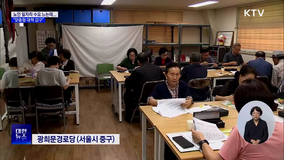 노인 일자리 진화 거듭···"맞춤형 대책 강구해야"