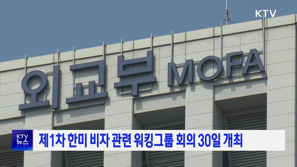 제1차 한미 비자 관련 워킹그룹 회의 30일 개최