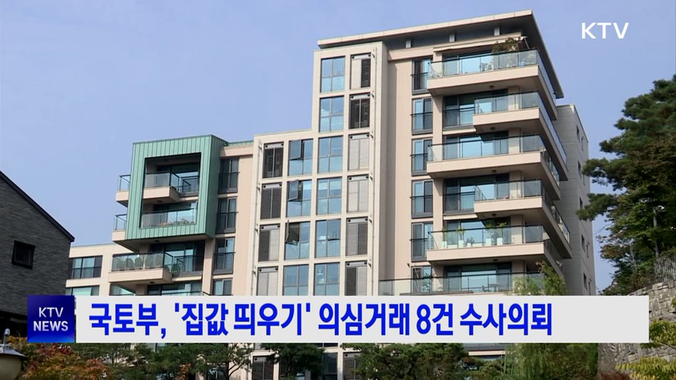 국토부, '집값 띄우기' 의심거래 8건 수사의뢰