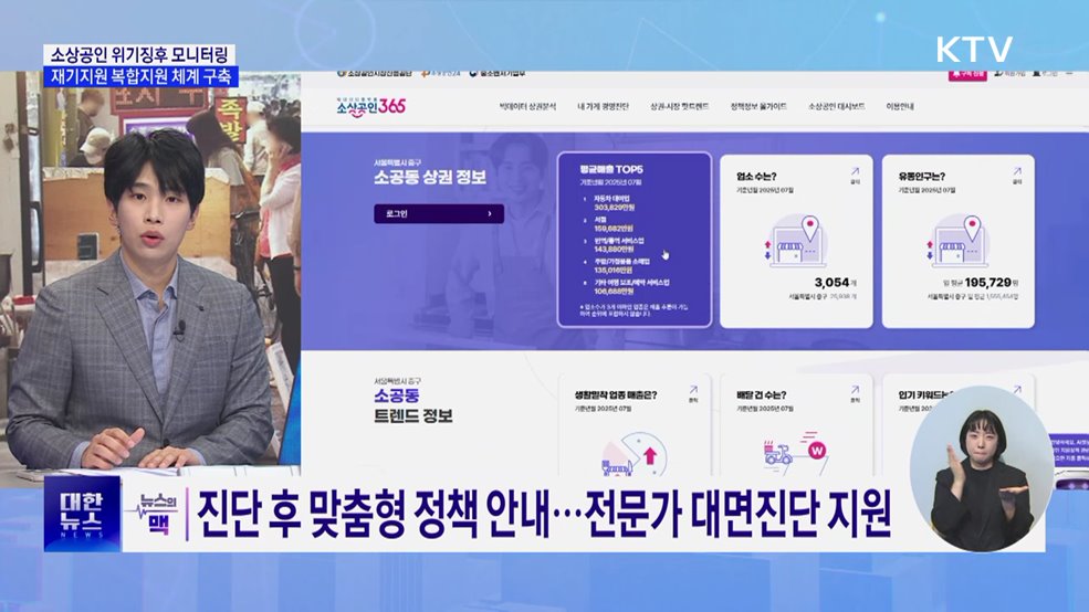 소상공인 위기징후 모니터링···재기 복합지원 체계 구축 [뉴스의 맥]