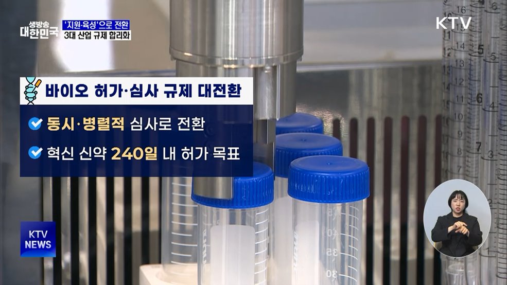 '지원·육성'으로 전환···바이오 심사 획기적 단축