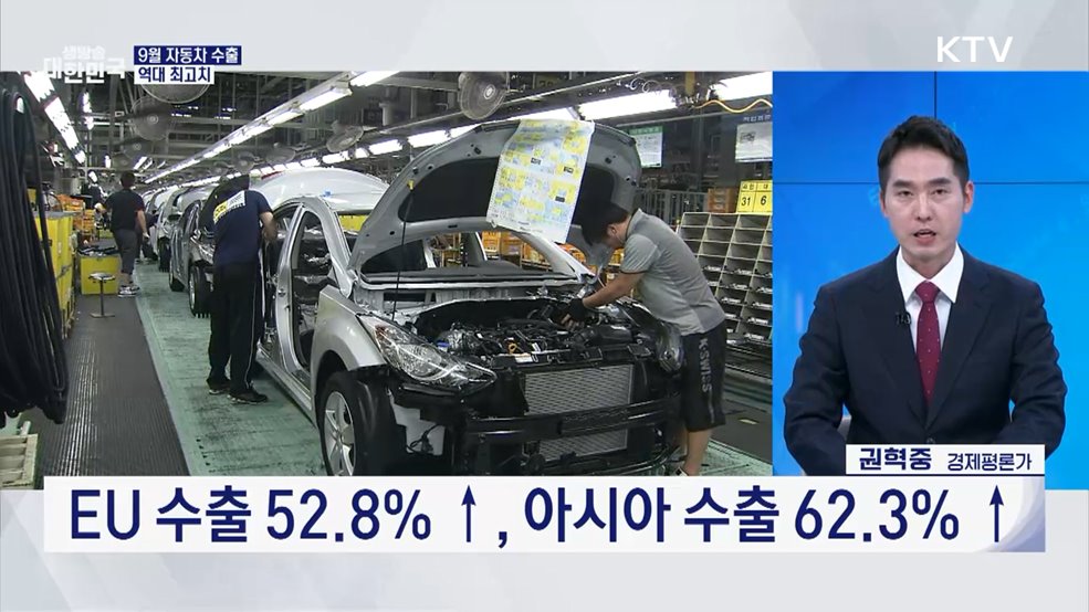 자동차 수출 호조···대미 수출은 '뚝' [오늘의 이슈]