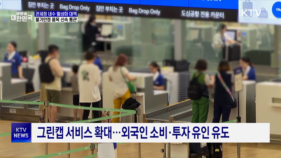 면세점 확대·물가안정 품목 신속 통관···내수 활성화