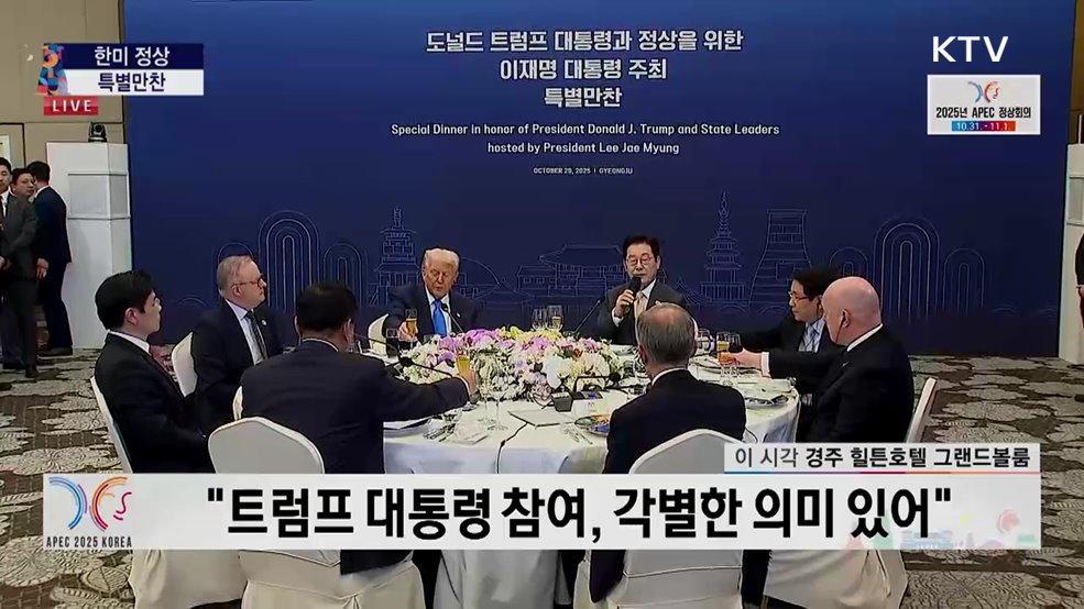 한미 정상 특별만찬