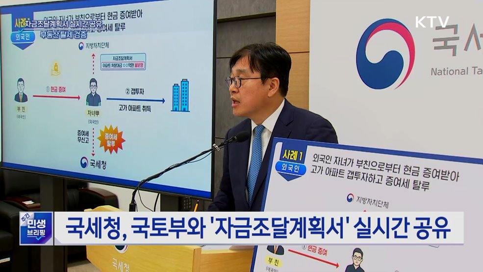 자금조달계획서 실시간 공유···부동산 탈세 검증