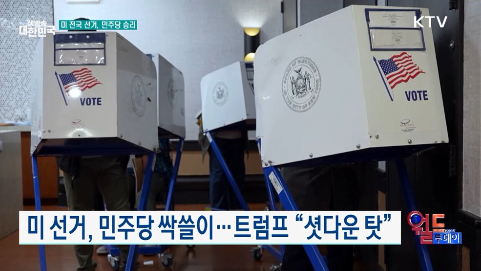 미 선거, 민주당 싹쓸이···트럼프 "셧다운 탓" [월드 투데이]