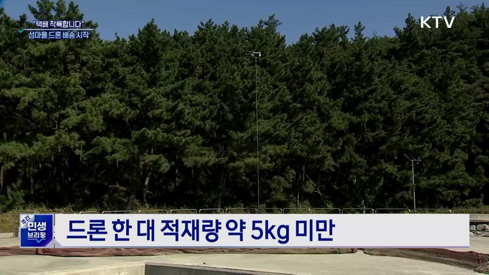 "택배 착륙합니다"···섬 주민도 드론으로 받는다