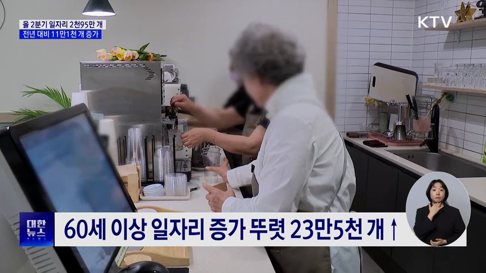 2분기 임금근로 일자리 11만여 개↑···보건·복지 중심 확대