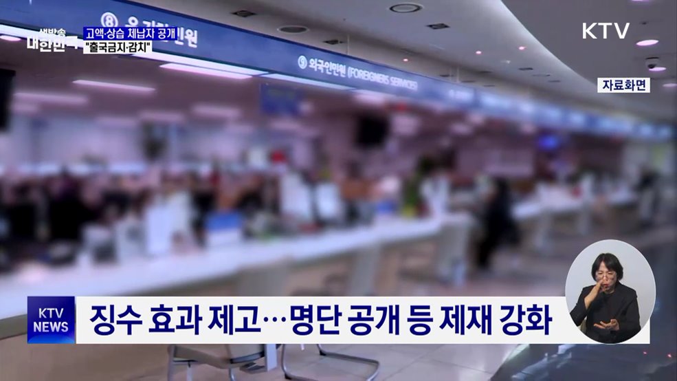 고액·상습 체납자 공개···작년보다 3.4%↑