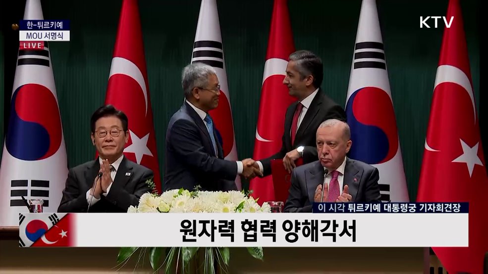 한-튀르키예 MOU 서명식
