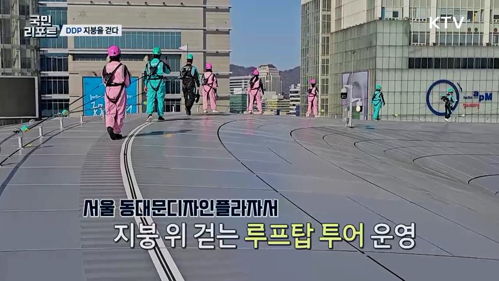 서울 명소 '동대문디자인플라자' 루프탑 투어 인기