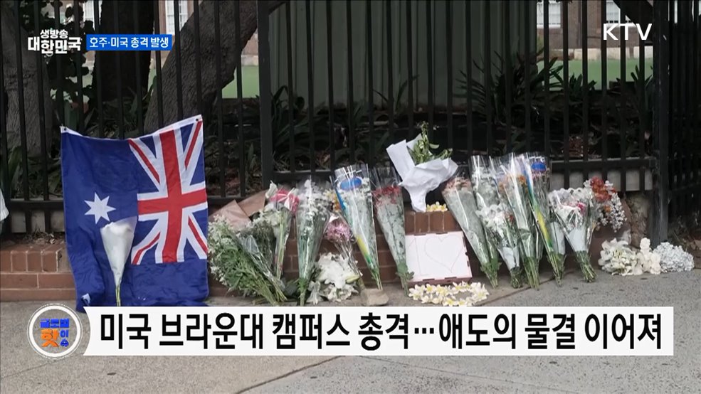 호주·미국서 총격 발생···연이은 참사에 충격 확산 [글로벌 핫이슈]