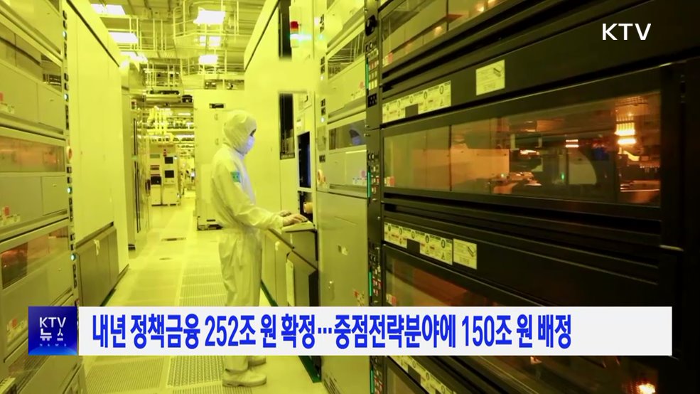 내년 정책금융 252조 원···중점전략분야에 150조 원 배정