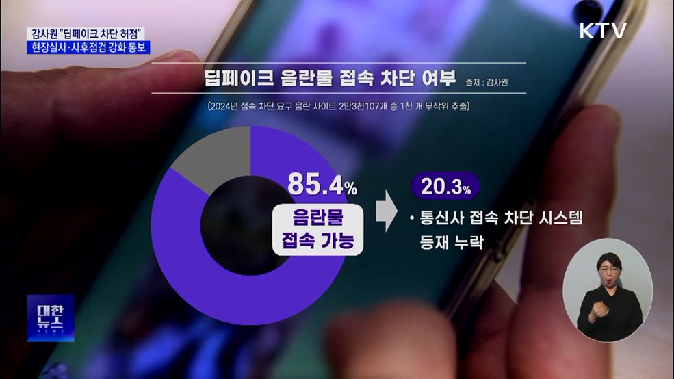 "딥페이크 차단 허점"···현장실사·사후점검 강화 통보
