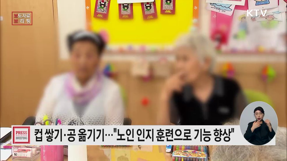 노인 인지운동 훈련프로그램 효과성 검증