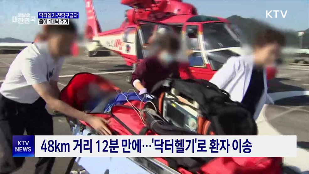 지난해 닥터헬기·전담구급차로 1천414명 살렸다