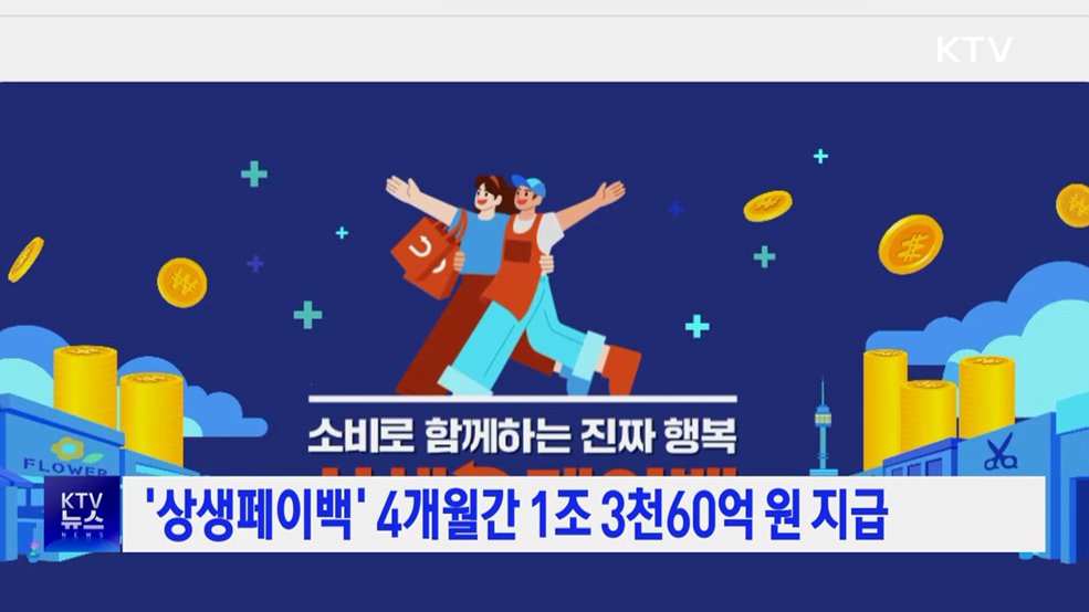 '상생페이백' 4개월간 1조 3천60억 원 지급