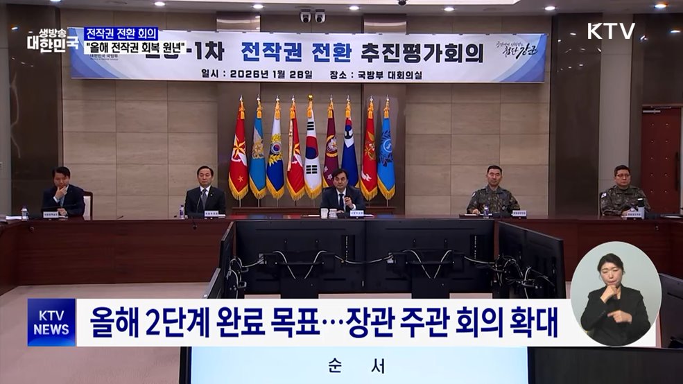 전작권 전환 회의···"올해 전작권 회복 원년"