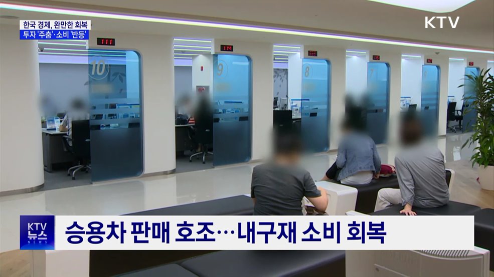 투자 주춤·소비 반등···한국 경제 '완만한 증가'