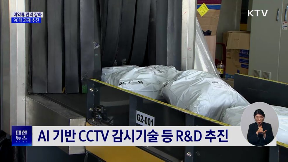 공항·항만 '마약 특별검사팀' 편성···의료용도 집중 관리