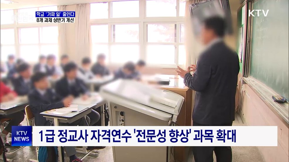 학생 상장에 공적조서?···학교 현장 '가짜 일' 줄인다