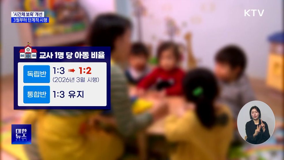 "급할 때 아이 맡기세요"···시간제 보육 서비스 개선