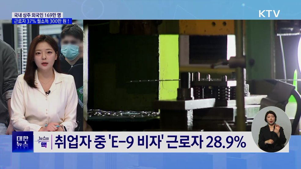 외국인 근로자 37%, 월 소득 300만 원 이상 [뉴스의 맥]