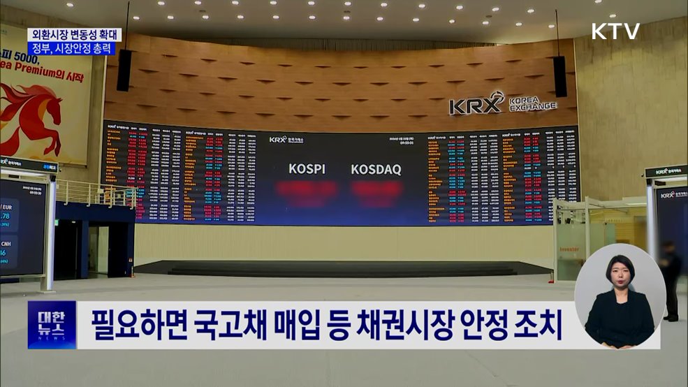 환율 1천500원 돌파···정부 "시장 안정 총력 대응"