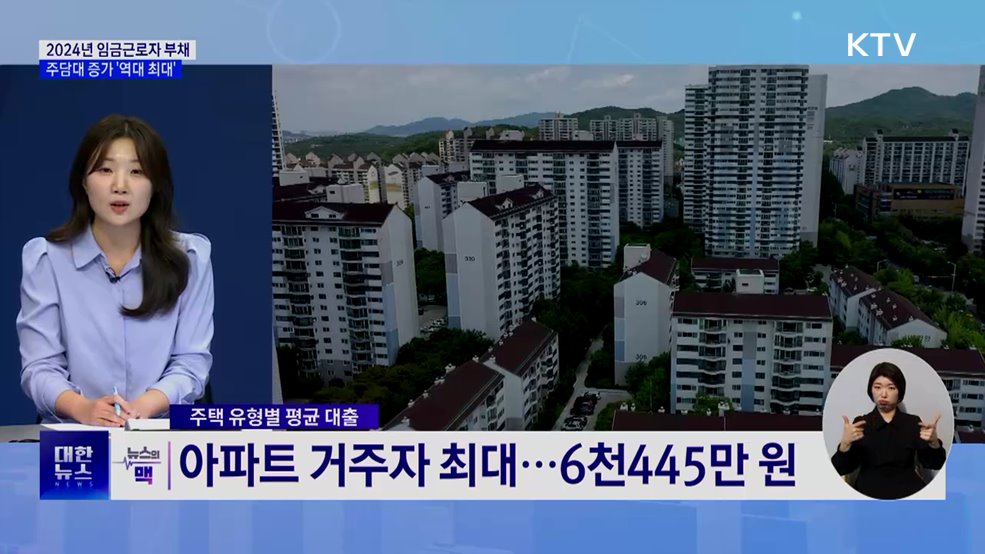 임금근로자 평균대출 2년째 증가···주담대 증가 역대 최대 [뉴스의 맥]