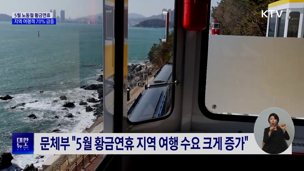 노동절 황금연휴 비수도권 여행객 70% 급증