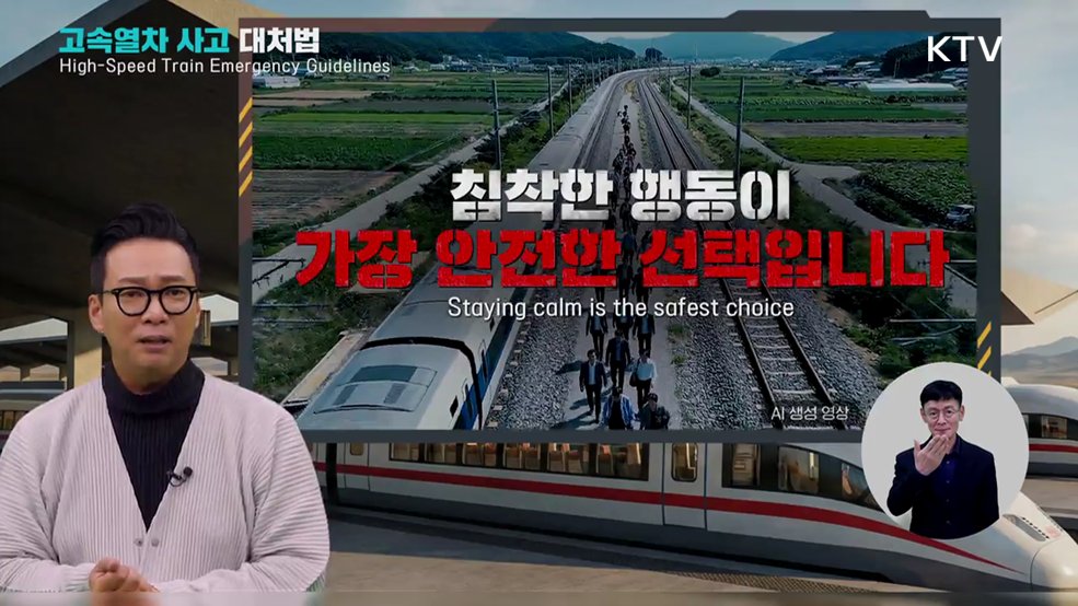 고속열차 사고 대처법 - 방송통신위원회