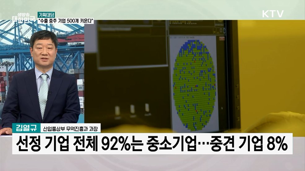 수출 1,000만 달러 이상 '스타 기업' 500곳 키운다
