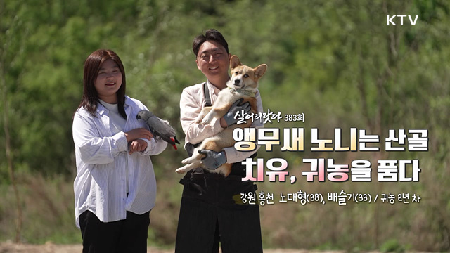 앵무새 노니는 산골 치유, 귀농을 품다