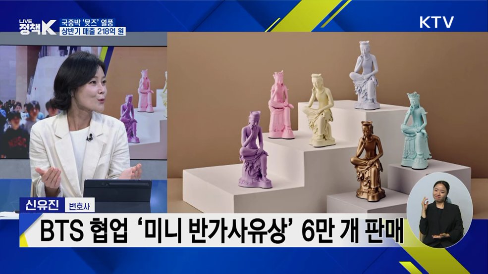 국중박 '뮷즈' 열풍! 상반기 매출 218억 원