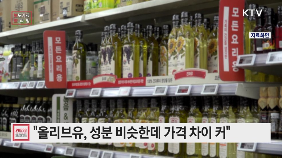 캡슐·스틱형 올리브유, 성분은 유사하나 가격 차이는 커