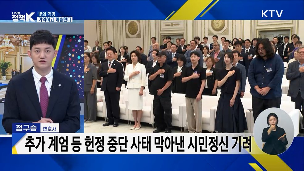 빛의 혁명, 기억하고 계승한다