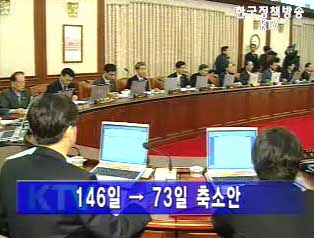 스크린쿼터 축소 의결