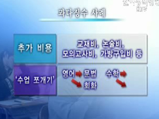 학원비 '거품' 뺀다