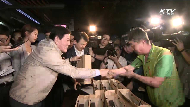 최경환 부총리 첫 민생행보…인력시장 방문