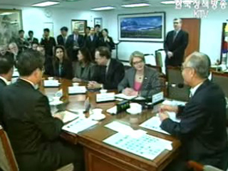 美 교육장관·대학총장단 교육부 방문