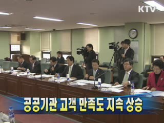 공공기관 고객 만족도 지속 상승