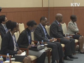 한·르완다 정상회담…개발·IT협력 강화