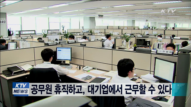 공무원 휴직하고, 대기업에서 근무할 수 있다