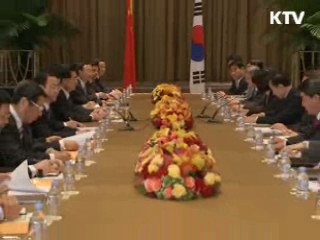 한·중 "북핵, 근본 해결 위해 지속 협력"