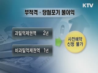 보금자리 신청 부적격 안되려면