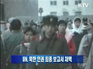 UN, 북한 인권 최종 보고서 채택