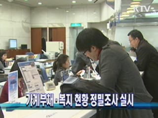 가계부채·복지 현황 정밀조사 실시